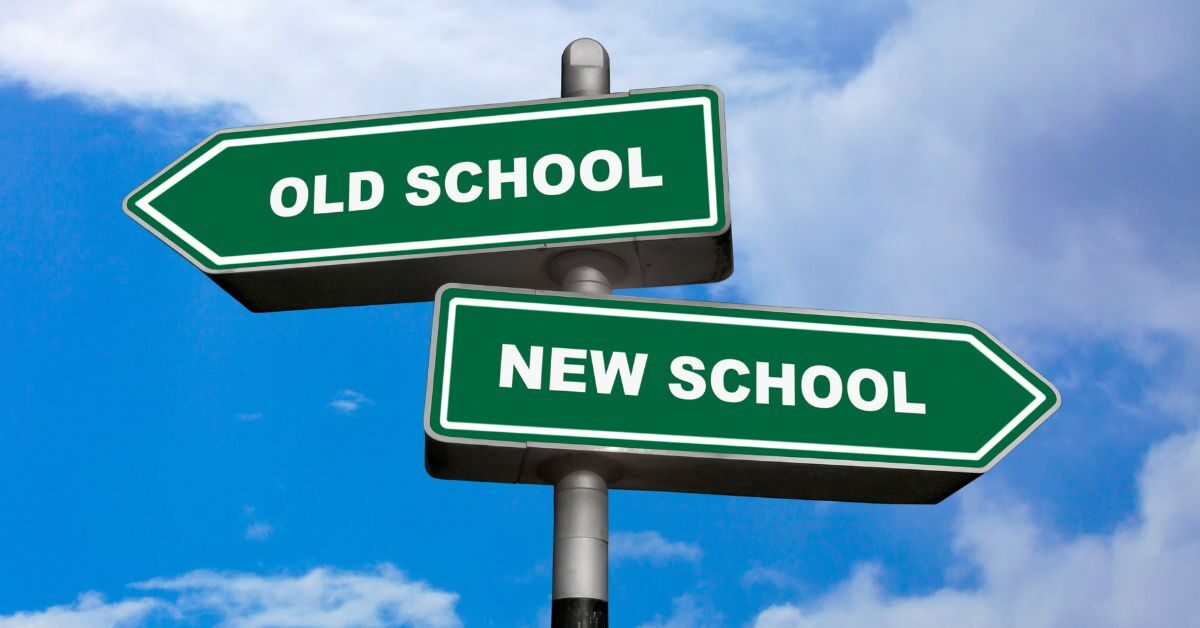 New Student Orientation, New School, Old School, Street Sign with Arrows